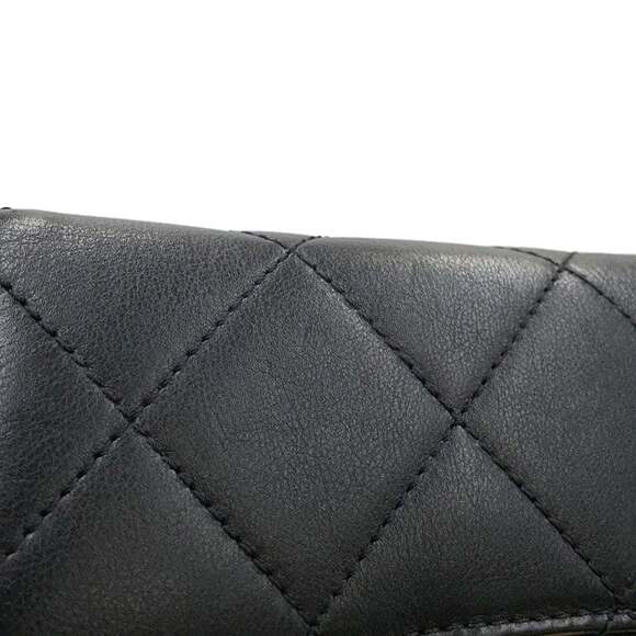 Chanel Chain Shoulder Bag with Coco Mark and Matelasse Lambskin, AS2484, Black - Picture 6 of 16